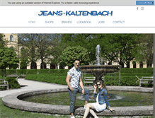 Tablet Screenshot of jeans-kaltenbach.de